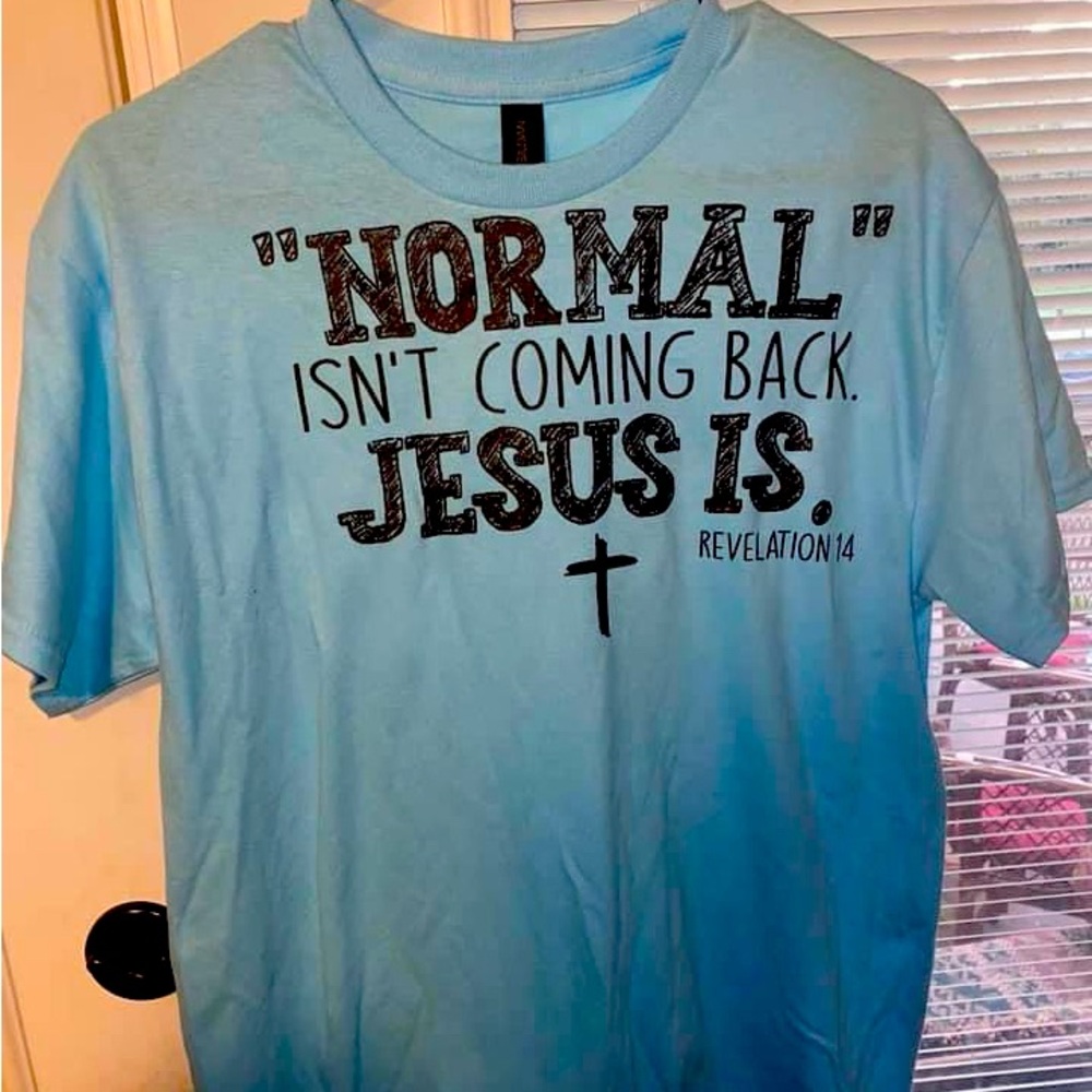 Faith based tee size medium